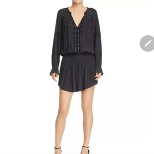 Ramy BrookCandice Stud-Embellished Dress Silk $395